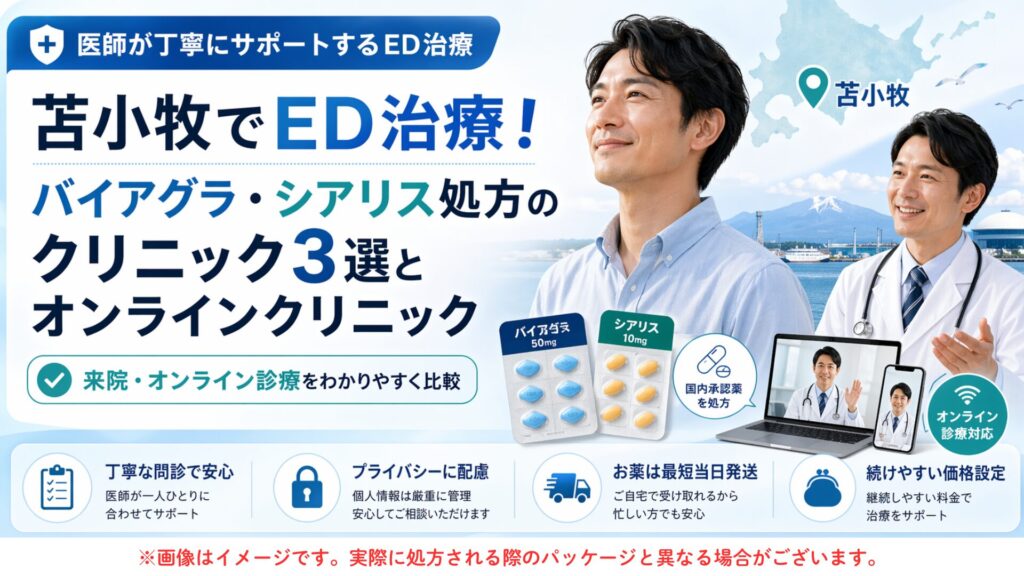苫小牧市 ED バイアグラ
